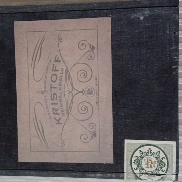 Kristoff Empty Wood Cigar Box - Picture 2 of 9